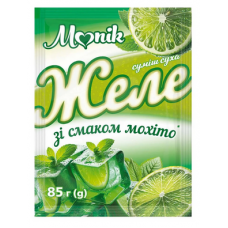 Желе зі смаком мохіто 85г./25шт.ящ. ТМ "Monik"